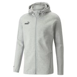 Puma TeamFINAL Herren Casuals Kapuzenjacke Hellgrau -Sportbekleidung Geschäft puma teamfinal casuals kapuzenjacke herren grau 65738333