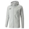 Puma TeamFINAL Herren Casuals Kapuzenjacke Hellgrau