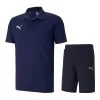 Puma TeamGOAL 23 Casuals Polo Trainingsset Kinder Navy Navy