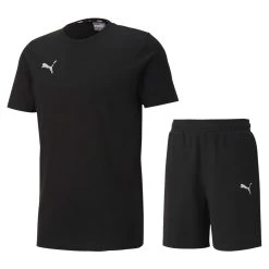 Puma TeamGOAL 23 Casuals Trainingsset Kinder Schwarz Schwarz