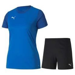 Puma TeamGOAL 23 Sideline Trainingsset Damen Blau Schwarz
