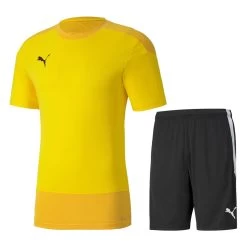 Puma TeamGOAL 23 Trainingsset Kinder Gelb Schwarz