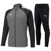 Puma TeamLIGA Poly Trainingsanzug Herren Grau Schwarz