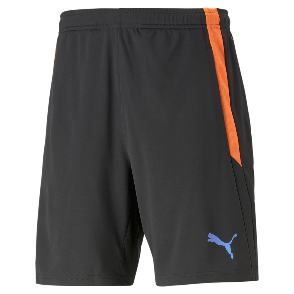 Puma TeamLIGA Training Fußball-Shorts Herren Schwarz Orange 3 Puma TeamLIGA Training Fußball-Shorts Herren Schwarz Orange