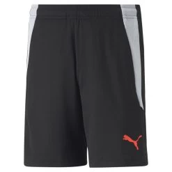 Puma TeamLIGA Training Fußball-Shorts Kinder Schwarz Orange