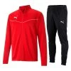 Puma TeamRISE Polyesteranzug Herren Rot Schwarz -Sportbekleidung Geschäft puma teamrise polyesteranzug herren rot schwarz 65739201set