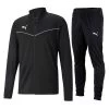 Puma TeamRISE Polyesteranzug Herren Schwarz Schwarz -Sportbekleidung Geschäft puma teamrise polyesteranzug herren schwarz schwarz 65739203set