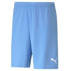 Puma TeamRISE Shorts Kinder Hellblau Weiß