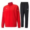 Puma TeamRISE Sideline Trainingsanzug Kinder Rot Schwarz