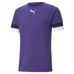 Puma TeamRISE Trikot Kinder Lila Schwarz Weiß