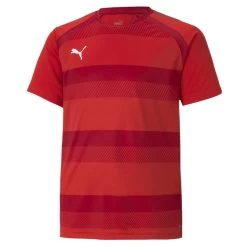 Puma TeamVISION Trikot Kinder Rot Dunkelrot
