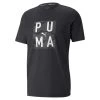 Puma Train Graphic T-Shirt Herren Schwarz Weiß