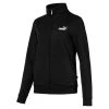 Puma Training Essentials Fleece Trainingsjacke Damen Schwarz Weiß