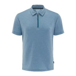 Schneider® Schneider Sportswear Melm Poloshirt Herren Blau-meliert