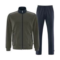 Schneider® Schneider Sportswear Warrenm Anzug Herren Kurzgrößen Dunkelkhaki Granit