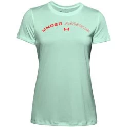 Under Armour Damen UA Tech Twist Graphic T-Shirt Blau