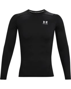 Under Armour HeatGear® Armour Langarm-Oberteil Herren Schwarz